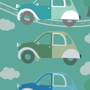 London Cab Green - Notebook by Lil Nu Souk