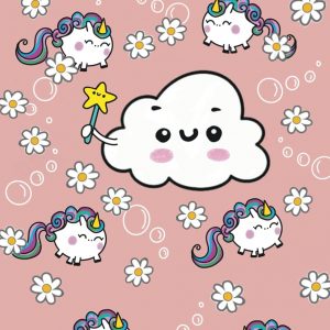 Unicorn Cloud Notebook by Lil Nu Souk