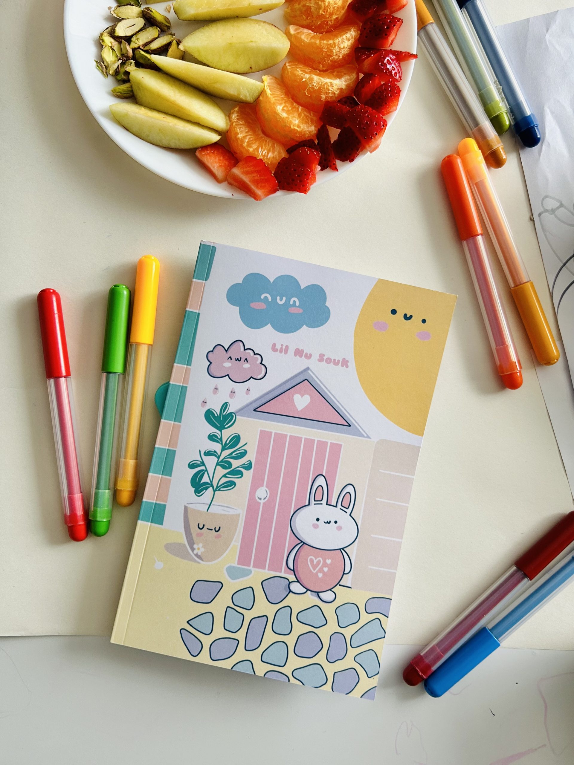 Lil Nu Souk, hand-illustrated notebooks